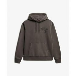 Bluza z kapturem Superdry Tokyo Narrative. Szare bluzy z kapturem Superdry, xl, bez wzorów, z kapturem. Za 375.25 zł.