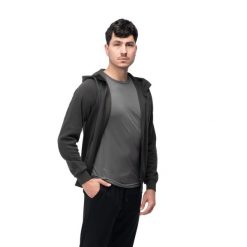 Męska Bluza Z Kapturem Misini Full Zip. Zielone bluzy z kapturem MARTES ESSENTIALS, m, bez wzorów, z bawełny, z kapturem. Za 113.99 zł.