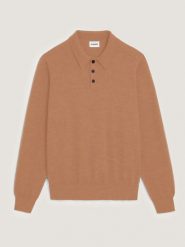 Rodier Wełniany sweter w kolorze jasnobrązowym rozmiar: L. Brązowe swetry nierozpinane Rodier, l, bez wzorów, z wełny, bez kołnierzyka, bez ramiączek. Za 317.99 zł.