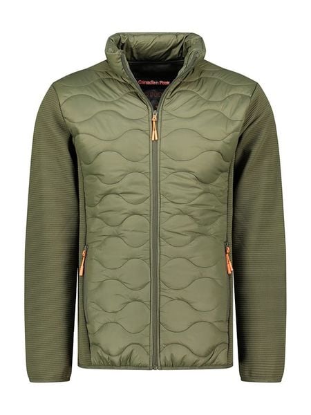 Canadian Peak Kurtka polarowa "Tahitoeak" w kolorze khaki rozmiar: S. Brązowe kurtki Canadian Peak, s, z aplikacjami, z materiału, bez kaptura. Za 148.26 zł.