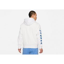 Bluza męska nike air jordan sport dna hbr pullover hoodie white. Białe bluzy Nike, m, bez wzorów, bez kaptura. Za 279.00 zł.