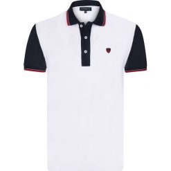 Koszulka polo "Crown" w kolorze białym. Koszulki polo marki Sir Raymond Tailor. W wyprzedaży za 130.95 zł.