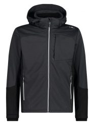 Cmp Kurtka softshellowa w kolorze czarnym rozmiar: 54. Czarne kurtki outdoor i hardshell CMP, bez wzorów, z tkaniny, bez kaptura. Za 170.87 zł.