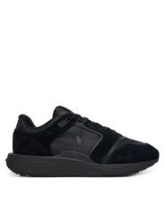 Polo Ralph Lauren Sneakersy 809P01637003 Czarny. Czarne buty sportowe casual Polo Ralph Lauren, bez wzorów, ze skóry, bez zapięcia. Za 659.99 zł.