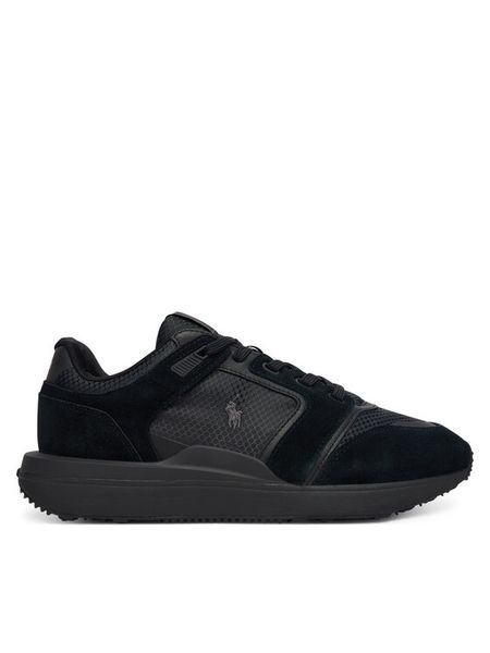 Polo Ralph Lauren Sneakersy 809P01637003 Czarny. Czarne buty sportowe casual Polo Ralph Lauren, bez wzorów, ze skóry, bez zapięcia. Za 458.99 zł.