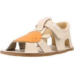 Sandały TITANITOS L560 CANGREJO Pomarańczowy. Brązowe sandały TITANITOS, ze skóry, bez zapięcia. Za 185.99 zł.