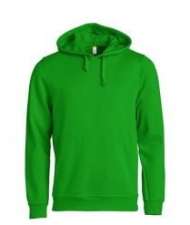 Clique Basic Hoody bluza z kapturem unisex, materiał antymechacący – apple green. Zielone bluzy z kapturem CLIQUE, uniwersalny, bez wzorów, z bawełny, z kapturem. Za 172.75 zł.