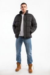 Kurtka zimowa męska wodoodporna Carhartt WIP Doville Jacket. Czarne kurtki Carhartt, na zimę, m, bez wzorów, z dresówki, bez kaptura. Za 649.50 zł.