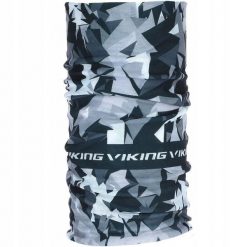 Geometryczna Chusta Polartech Unisex Dla Dorosłych. Szare szaliki Viking, bez wzorów. Za 91.99 zł.