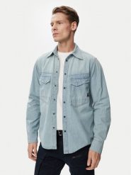 G-Star Raw Koszula jeansowa Dakota D23006-E356 Niebieski Regular Fit. Niebieskie koszule G-Star Raw, m, bez wzorów, z bawełny, bez kołnierzyka, bez ramiączek. Za 429.99 zł.