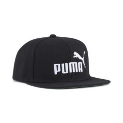Czapka z płaskim daszkiem Essentials z logo No.1 PUMA. Czarne czapki z daszkiem Puma, bez wzorów. Za 89.00 zł.
