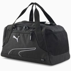 Torba sportowa PUMA FUNDAMENTALS SPORTS BAG 079230-01. Czarne torby na ramię Puma, bez wzorów, z materiału, na ramię, duże, bez dodatków. Za 75.00 zł.