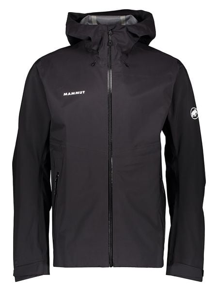 Mammut Kurtka funkcyjna "Outdoor HS" w kolorze czarnym rozmiar: M. Czarne kurtki outdoor i hardshell Mammut, m, bez wzorów, z syntetyku, bez kaptura. Za 799.95 zł.