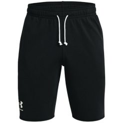 Spodnie treningowe męskie Under Armour Rival Terry Shorts. Białe buty treningowe Under Armour, bez wzorów, z bawełny, na fitness i siłownię. Za 253.00 zł.