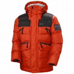 Kurtka puchowa Helly Hansen Arctic Patrol H2 Flow. Brązowe kurtki Helly Hansen, m, bez wzorów, z puchu, bez kaptura. W wyprzedaży za 2,788.00 zł.
