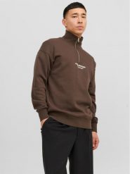 Jack&Jones Bluza Vesterbro 12241777 Brązowy Relaxed Fit. Brązowe bluzy Jack&Jones, m, bez wzorów, z syntetyku, bez kaptura. Za 219.99 zł.
