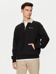 Champion Bluza 220708 Czarny Relaxed Fit. Czarne bluzy Champion, m, bez wzorów, z bawełny, bez kaptura. Za 219.99 zł.