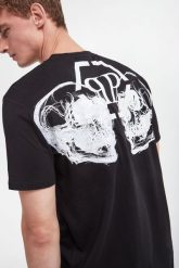 T-shirt męski PHILIPP PLEIN. Białe t-shirty Philipp Plein, l, z aplikacjami, prążkowane, bez kołnierzyka, bez ramiączek. W wyprzedaży za 1,770.30 zł.