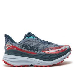 Buty do biegania Hoka. Niebieskie buty do biegania HOKA, bez wzorów, bez zapięcia, do biegania. Za 599.99 zł.