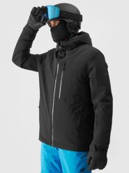 4F Kurtka narciarska membrana 15000 męska - czarna XXL. Czarne kurtki narciarskie i snowboardowe 4F, m, z aplikacjami, z dzianiny, narciarskie, thinsulate. Za 999.99 zł.