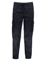 ONLY & SONS Bojówki "Onsgarda" w kolorze granatowym rozmiar: XL. Niebieskie joggery i bojówki Only & Sons, xl, bez wzorów. Za 100.52 zł.