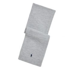 Szalik Polo Ralph Lauren. Szare szaliki Polo Ralph Lauren, bez wzorów. Za 279.99 zł.