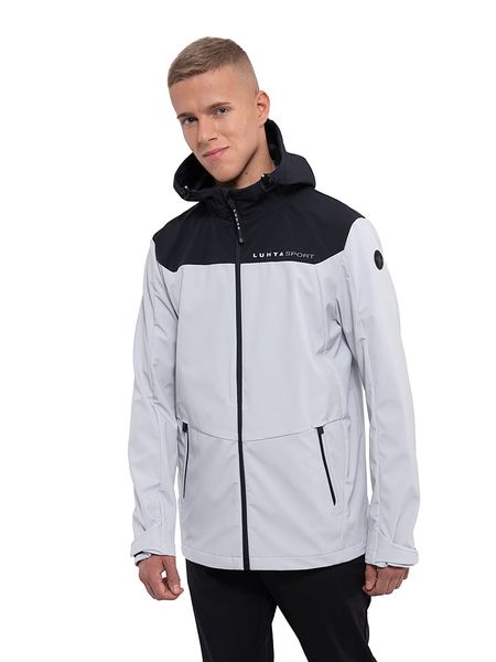 LUHTA Kurtka softshellowa "Jalassaari" w kolorze szarym rozmiar: 54. Szare kurtki outdoor i hardshell Luhta, bez wzorów, bez kaptura. Za 130.81 zł.