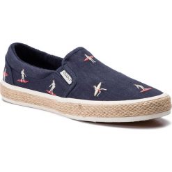 Espadryle GANT - Fresno 18678391 Marine Surfer G681. Niebieskie espadryle GANT, bez wzorów, z materiału, bez obcasa, bez zapięcia. W wyprzedaży za 239.00 zł.