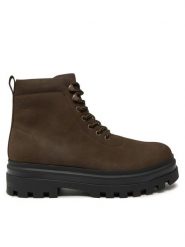 Calvin Klein Jeans Trapery Lugged Laceup Boot Oxf Hiking Nb YM0YM01076 Brązowy. Brązowe trapery Calvin Klein Jeans, z jeansu, bez zapięcia. Za 899.99 zł.