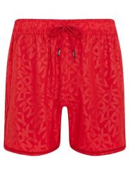 DKNY Szorty kąpielowe w kolorze czerwonym rozmiar: XL. Czerwone krótkie spodenki sportowe DKNY, xl, bez wzorów, z materiału. Za 94.45 zł.