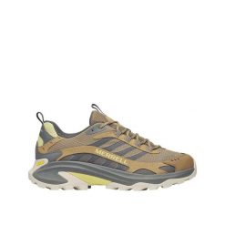 Buty trekkingowe Merrell Moab Speed 2 GTX Marron Gris. Brązowe buty turystyczne Merrell, bez wzorów, z gore-texu, bez zapięcia, trekkingowe, gore-tex. Za 844.05 zł.