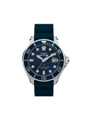 Timex Zegarek Deepwater Meridian TW2W81500 Srebrny. Szare, analogowe zegarki Timex, srebrne. Za 1,249.00 zł.