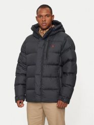 Polo Ralph Lauren Kurtka puchowa 710950911001 Czarny Regular Fit. Czarne kurtki Polo Ralph Lauren, m, bez wzorów, z puchu, bez kaptura. Za 1,439.00 zł.