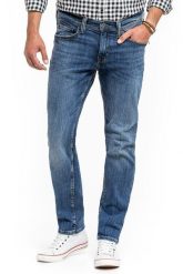 MUSTANG VEGAS MĘSKIE SPODNIE JEANSOWE DENIM BLUE 1014037 5000 583, W32 L34. Niebieskie spodnie materiałowe Mustang, na co dzień, l, bez wzorów, z bawełny, klasyczne, długie. Za 219.99 zł.