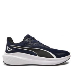 Buty do biegania Puma. Niebieskie buty do biegania Puma, bez wzorów, bez zapięcia, do biegania. Za 169.99 zł.