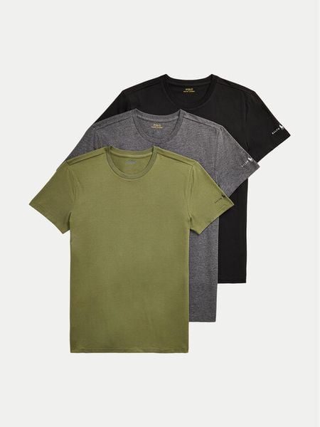 Polo Ralph Lauren Komplet t-shirtów 714965508003 Kolorowy Slim Fit. Koszulki polo Polo Ralph Lauren, m, bez wzorów, z bawełny, bez kołnierzyka, bez ramiączek. Za 359.99 zł.
