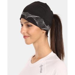 Czapka do biegania unisex Kilpi TAIL-U. Czarne czapki zimowe Kilpi, bez wzorów. Za 158.99 zł.
