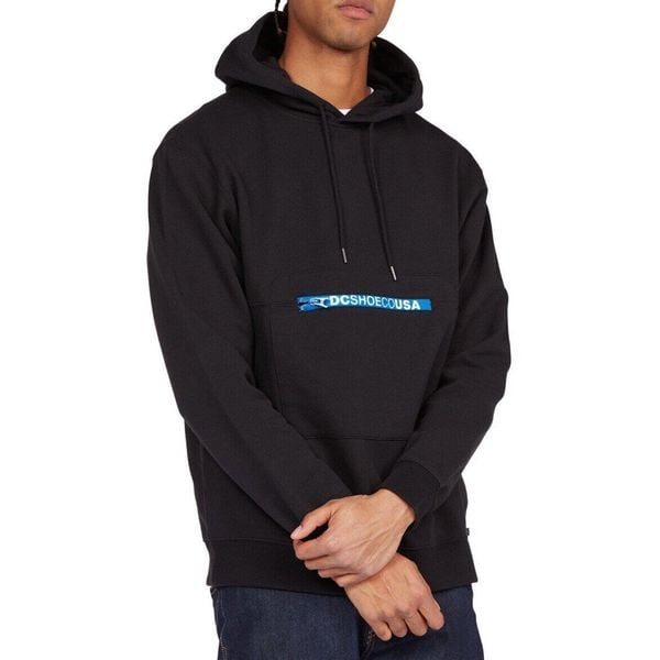 Bluza z kapturem męskie DC Shoes Covert. Czarne bluzy DC Shoes, m, bez wzorów, z bawełny, z kapturem. Za 390.00 zł.
