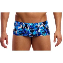 Kąpielówki Funky Trunks You Messer - trunki męskie. Niebieskie kąpielówki Funky Trunks, m, bez wzorów. Za 159.00 zł.
