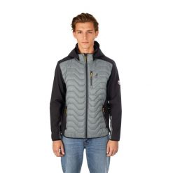 Męska kurtka hybrydowa Aulp CLINT. Szare kurtki Aulp, m, bez wzorów, bez kaptura. Za 459.99 zł.