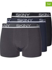 Skiny Slipy (3 pary) w kolorze czarnym rozmiar: S. Czarne slipki Skiny, s, bez wzorów. Za 79.59 zł.