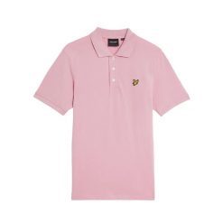 Polo Lyle & Scott Plain. Czerwone koszulki polo LYLE AND SCOTT, bez wzorów, bez kołnierzyka, bez ramiączek. Za 300.35 zł.