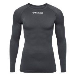 Koszulka z długim rękawem Hummel BL Comfort 2.0. Szare bluzy Hummel, bez wzorów, bez kaptura. Za 196.50 zł.
