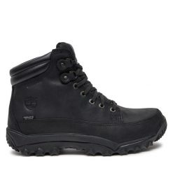 Trekkingi Timberland. Czarne buty trekkingowe Timberland, bez wzorów, bez zapięcia. Za 509.99 zł.