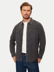 Levi's® Koszula jeansowa Barstow Western 85744-0038 Czarny Standard Fit. Czarne koszule m, bez wzorów, z bawełny, bez kołnierzyka, bez ramiączek. Za 239.99 zł.