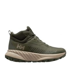 Buty trekkingowe Helly Hansen Awe Ht Mid. Zielone buty turystyczne Helly Hansen, bez wzorów, z gumy, bez zapięcia, trekkingowe. Za 654.00 zł.