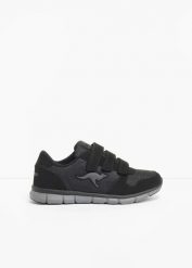 Sneakersy Kangaroos z lekką podeszwą. Czarne buty sportowe casual bonprix, bez wzorów, bez zapięcia. Za 99.99 zł.
