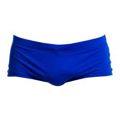 Bokserki pływackie Funky Trunks Plain Front Trunks. Niebieskie odzież kąpielowa Funky Trunks, m, bez wzorów, sportowe. Za 99.99 zł.