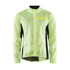 Windbreaker Craft Essence Light Wind. Żółte kurtki outdoor i hardshell Craft, l, bez wzorów, z syntetyku, bez kaptura. Za 429.00 zł.
