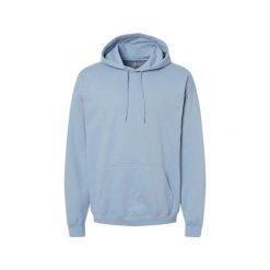 Bluza Z Kapturem Dla Dorosłych Unisex Softstyle Fleece Midweight. Niebieskie bluzy GILDAN, m, bez wzorów, z kapturem. Za 97.99 zł.
